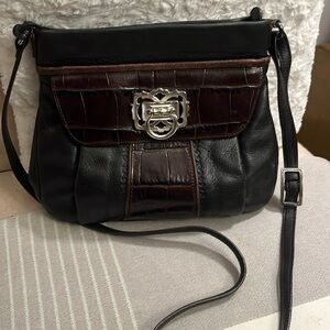 Vintage leather Brighton crossbody bag